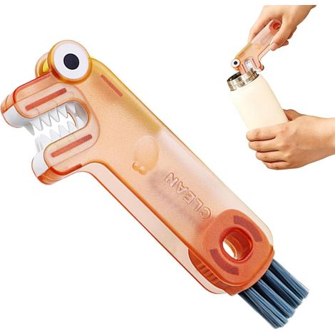 Tragbare Und Multifunktionale Flaschenbürste. Reinigt Flaschen, Korken, Weingläser, Thermoskannen, Mixer, Küchenutensilien Und Töpfe – Ideal Für Reisen.
