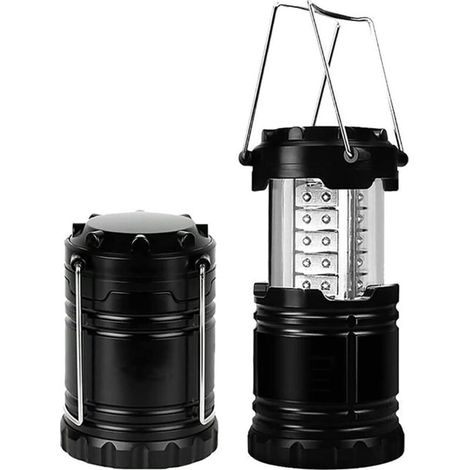 Superhelle Und Faltbare Campinglaterne – Batteriebetriebene Led, Wasserdicht – Notfallset Für Drinnen, Draußen, Beim Wandern Und Bei Stromausfällen