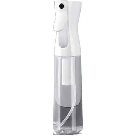 Lntyq Haarsprayflasche, Leere Sprühflasche Mit Kontinuierlichem Wassernebel, Bändigt Die Haare Am Morgen, Haarstyling, Pflanzen, 300 Ml Leere Sprühflasche – Transparent