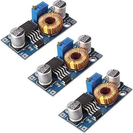 3 Stück Dc-dc 5a 5-32v Auf 0,8-24v Abwärtsreglermodul Netzteil Spannungsregler Großer Wandler