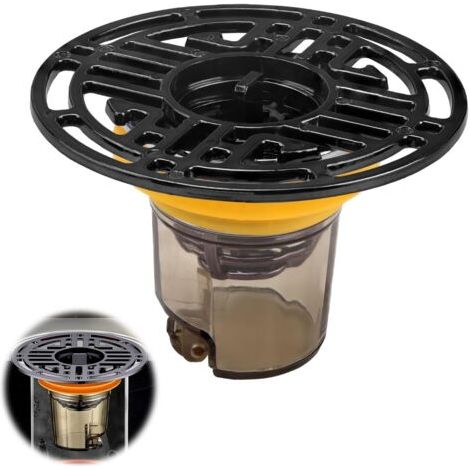 Ahlsen Duschhaarfänger, Küchenspülenfilter Mit Integriertem Wasserhahn, Doppelwandiger Spülbeckenstöpsel, Geeignet Für Küche Und Bad, Verhindert Fremdkörper Und Mücken
