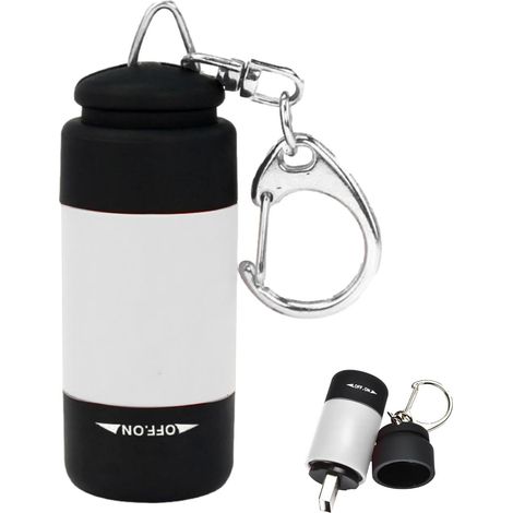 Kleine, Aber Leistungsstarke Taschenlampen, Wiederaufladbare Taschentaschenlampen, Kleine Und Extrem Helle Schlüsselanhänger-taschenlampe, Wasserabweisend, Ideal Zum Campen Und Laufen
