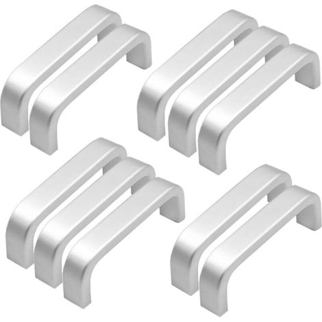 Zolginah 10 Stück Mini-aluminium-küchenschranktürgriffe, Schrank-, Schubladen- Und Schlafzimmermöbelgriffe (64 Mm)