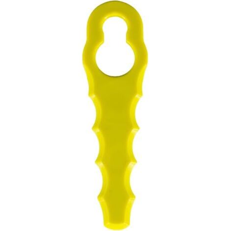 Packung Mit 1 Ersatzmesser, Kompatibel Mit Rasentrimmern, Doppelt Gezahnte Messerköpfe Rac155, Rac157, Rac158
