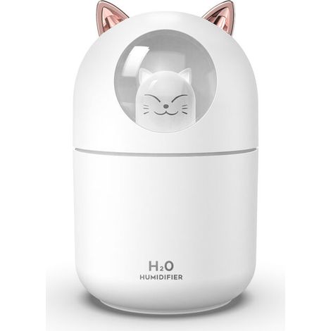 300 Ml Usb-mini-luftbefeuchter Für Zuhause Und Auto Mit Aromadiffusor