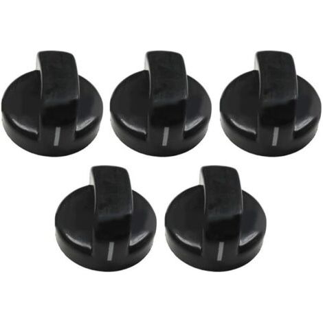 Ahlsen 5er-pack 8-mm-gasherdknöpfe, Universelle Temperaturbeständige Knöpfe Für Gasherd, Gaskochfeld, Backofen