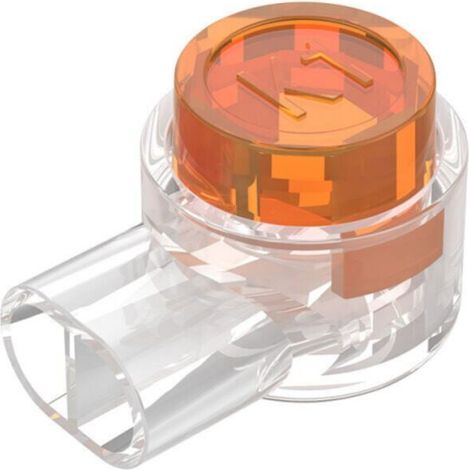 50 Wasserdichte Telekommunikationsstecker, 2 Stecker, Uy-kabel, Orangefarbener Knopf