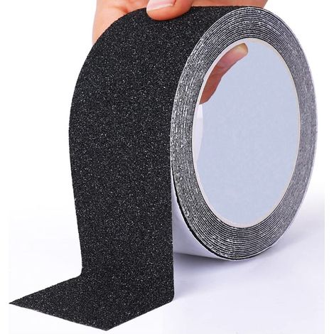 10 Cm X 5 M Antirutschband, Hochbelastbares Antirutschband Für Treppen Im Innen- Und Außenbereich, Schwarz