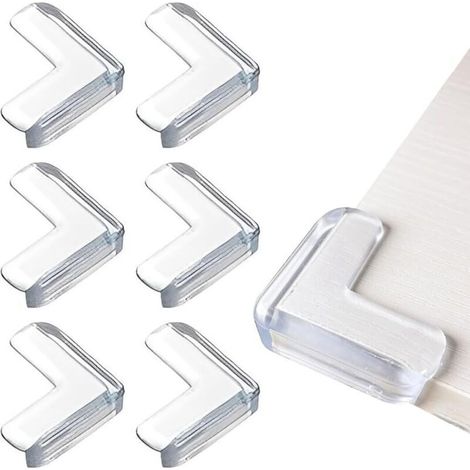 6 Stück Eckenschützer Für Babys, Transparente, Selbstklebende Eckenschützer, Kindersichere Tischeckenschützer Für Verschiedene Möbelstücke, Babysicherheit