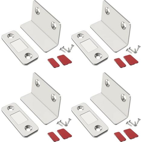 4 Stück Magnete Für Schranktüren, Dünne Magnete Mit Klettverschluss Für Schranktüren