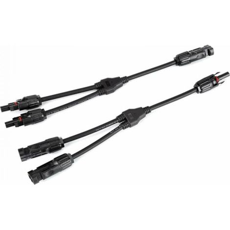 1 Paar Y-förmige Steckverbinder Für Photovoltaik-solarkabel, Modulkabel, Y3-abzweigverbinder, Y-förmige Pv-steckverbinder