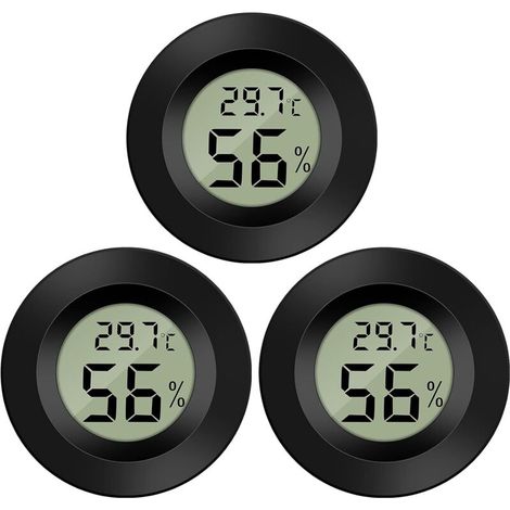 Mini-digital-lcd-thermometer Mit Hygrometer, Temperatur- Und Luftfeuchtigkeitsanzeige: -50 °c Bis 70 °c, Messbereich: 10 % Bis 99 % Relative Luftfeuchtigkeit, Tragbares Thermometer