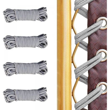 4 Ersatzseile, 4 Elastische Schnürsenkel, Für Klappbare Relaxsessel, Liegesessel, Zero-gravity-universal-sessel Mit Verstärkung