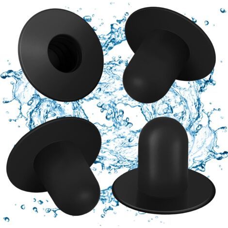Set Mit 4 Ersatz-wandankern Für Aufstellpools. Kompatibel Mit Intex Und Bestway. Schwarz.