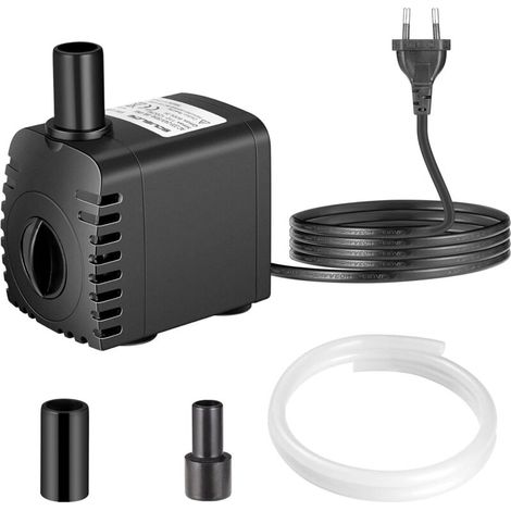 Zolginah 8w Tauchpumpe 600 L/h Ac220-240v Mit 2 Düsen Für Aquarium, Teich, Springbrunnen, Gartensystem