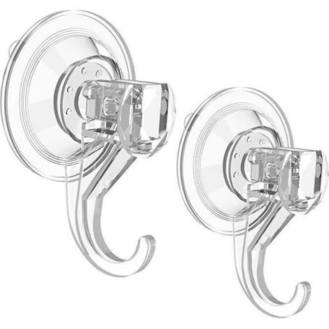 Zolginah Set Mit 2 Saugnapfhaken Für Küche, Bad, Dusche, Glas, Badewanne