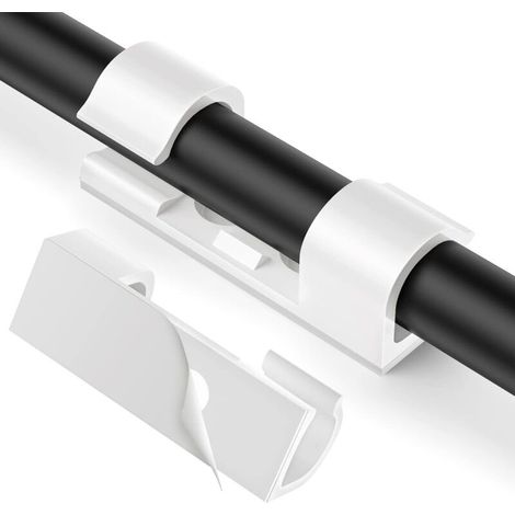 Zolginah 30 Selbstklebende Kabelclips, Kabelorganizer, Kabelmanagement-halterung Für Tv/ladegerät/auto/pc/büro/zuhause, Inklusive 30 Schrauben