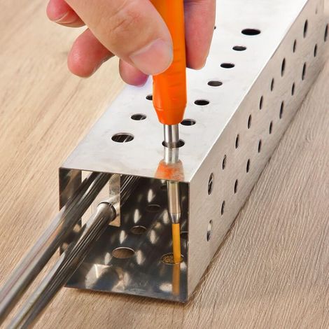 Zolginah Zimmermannsbleistift-set Für Bauarbeiten Mit 7 Nachfüllminen, Integriertem Anspitzer, Langnasen-druckbleistift Mit Tiefem Loch, Markierwerkzeug Für Zimmerleute, Anreißer, Holzbearbeiter Und A