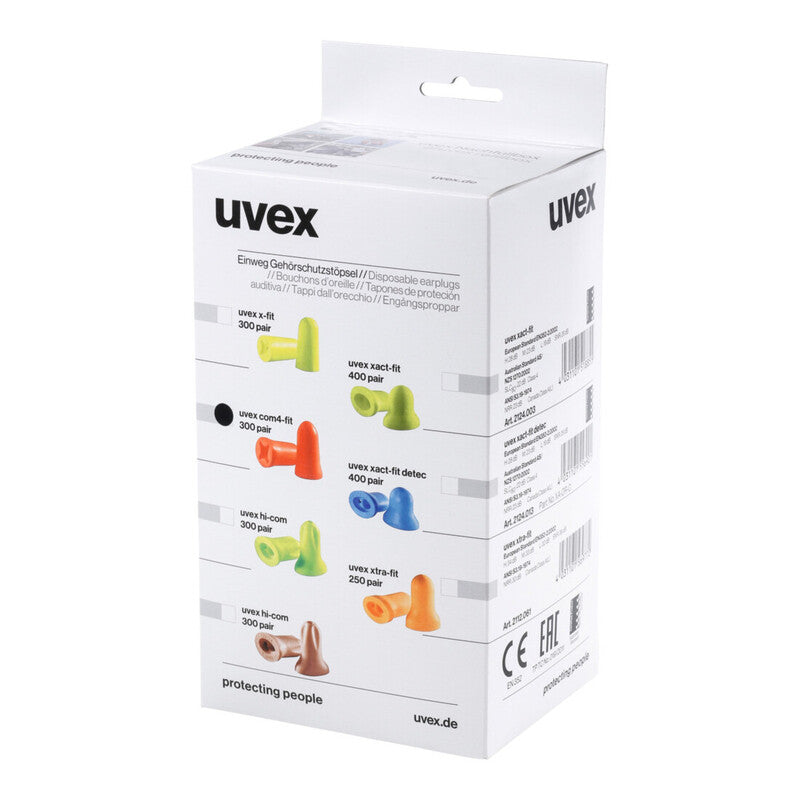 [gebraucht] B-ware Uvex Gehörschutzstöpsel R300 Orange Wiederverwendbar Snr 33db 300 Paar