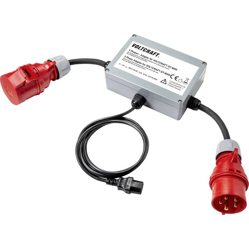 [neuwertig] B-ware Voltcraft Messadapter Vc Gt 6001 16a Rcd Leckstrommessgerät Cat Iii 300v 680mm