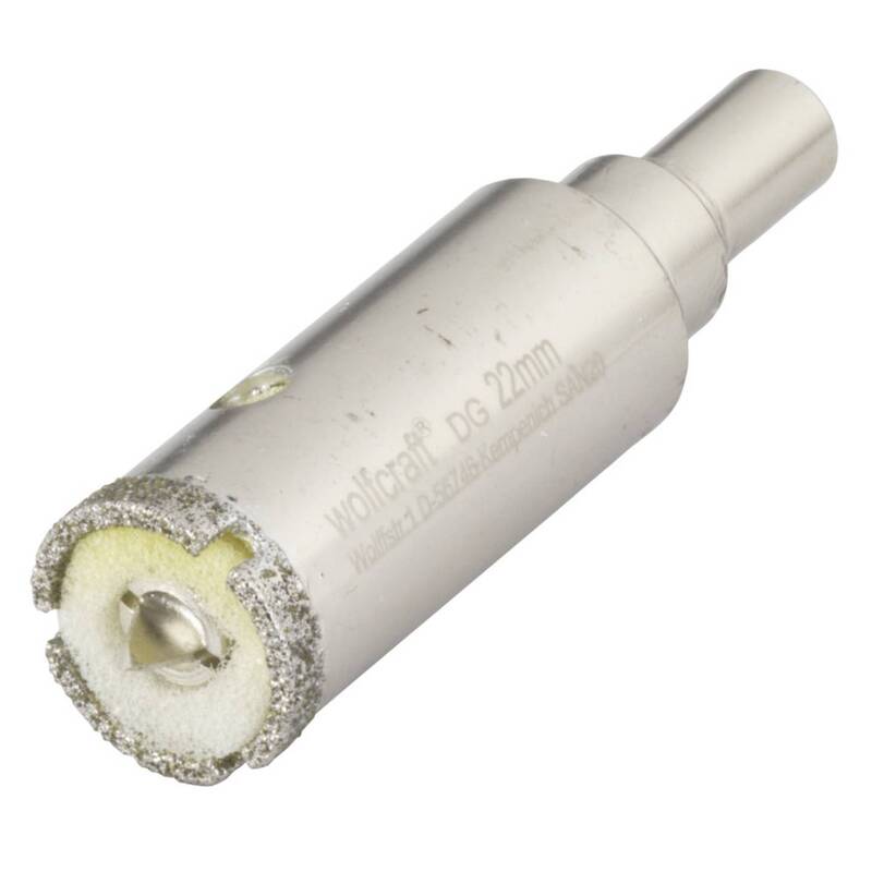 [gebraucht] B-ware Wolfcraft Lochsäge 22mm Diamantbeschichtet Bohrer Fliesen Handwerk Werkzeug