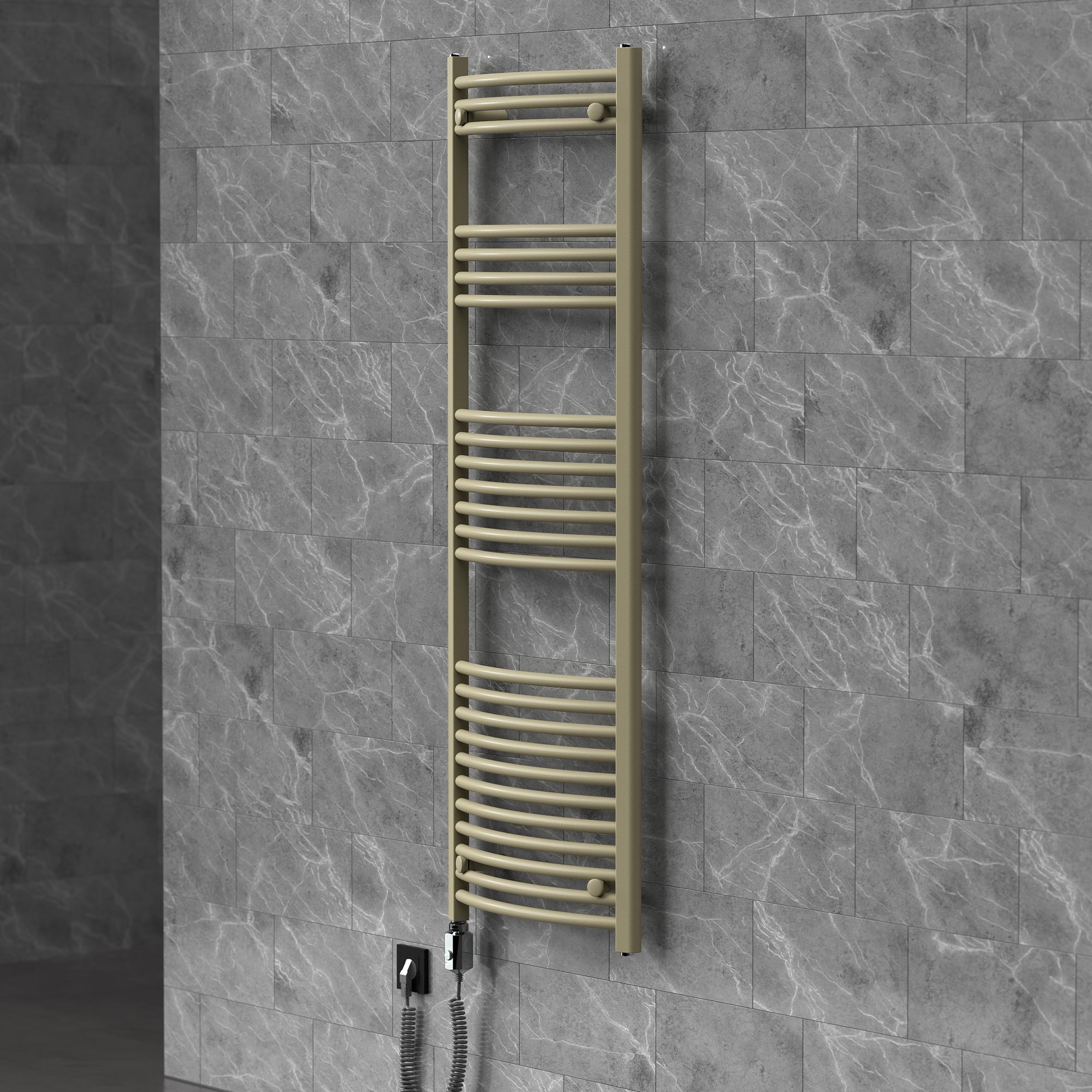 Luxebath Handtuchheizkörper Elektrisch 500 X 1500 Mm Badheizkörper Sahara