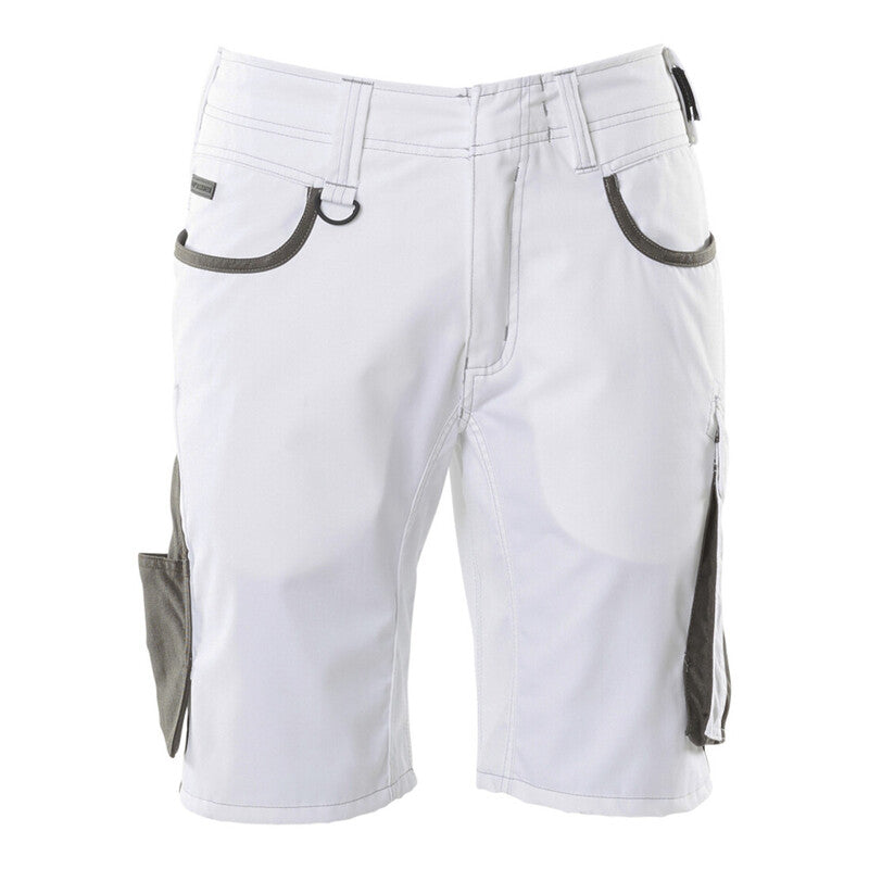 [gebraucht] B-ware Mascot Shorts Arbeitshose Leicht C49 Weiß/dunkelanthrazit Mit Gürtelschlaufen