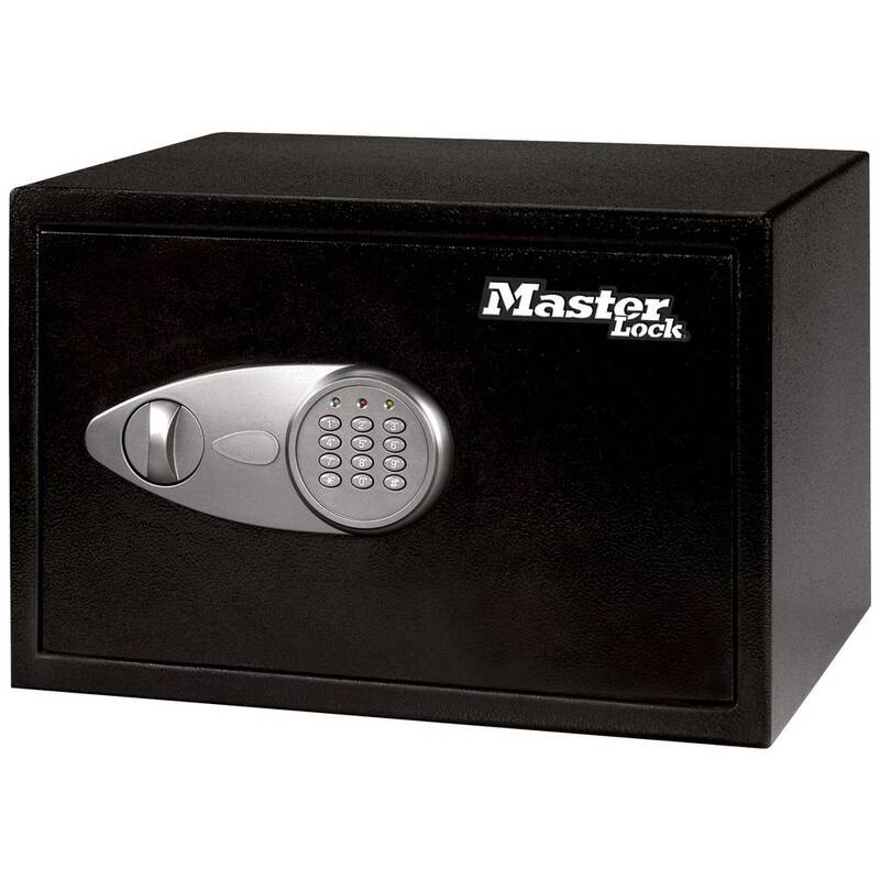 [neuwertig] B-ware Master Lock 16.44l Medium Digital Combination Safe, Black & Grey