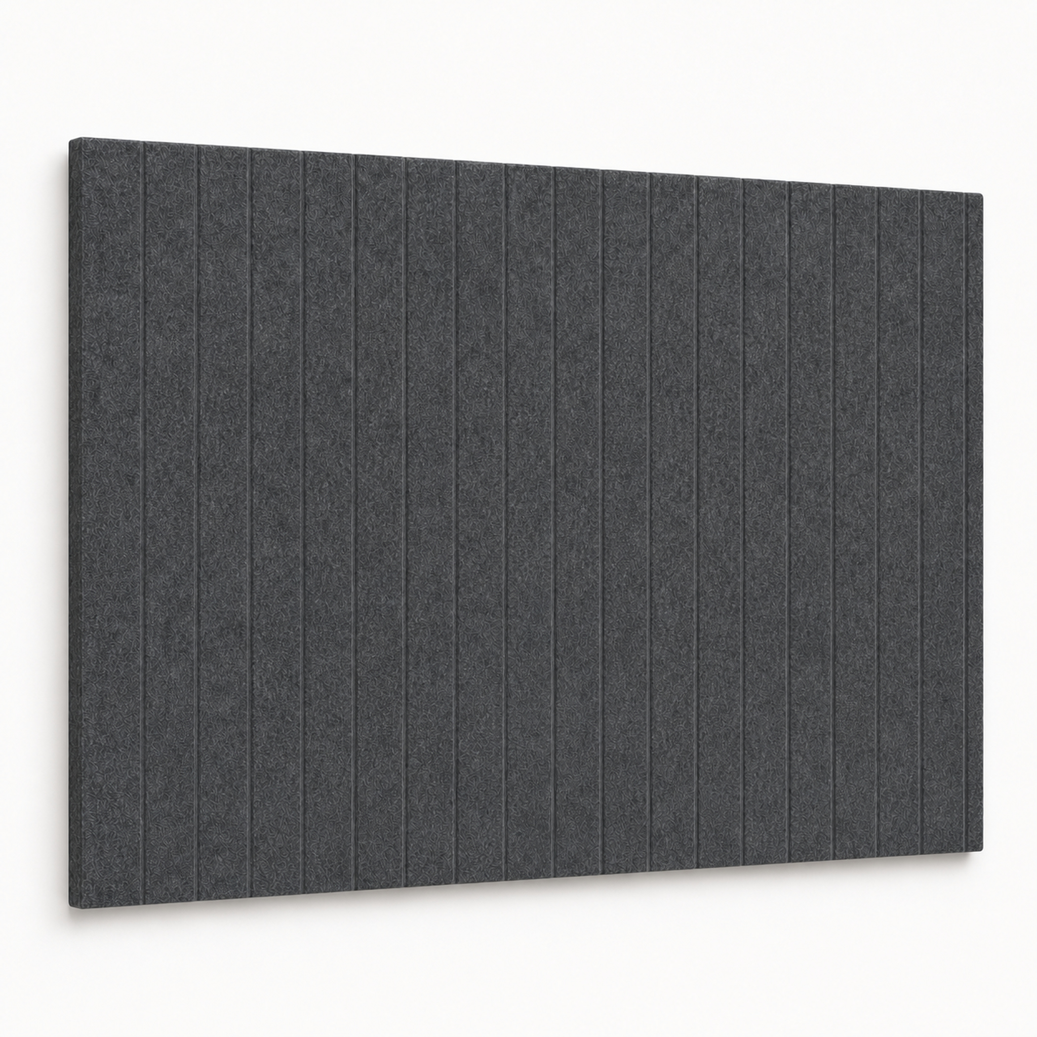 Filz Pinnwand Groove Board Akustik Memoboard Dunkelgrau 40 × 60 Cm