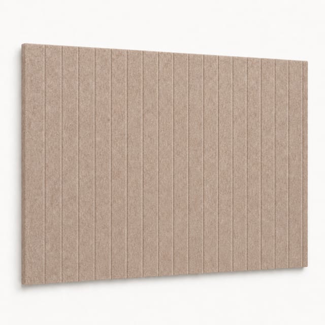 Filz Pinnwand Groove Board Akustik Memoboard Dunkel-kamel 90 × 120 Cm