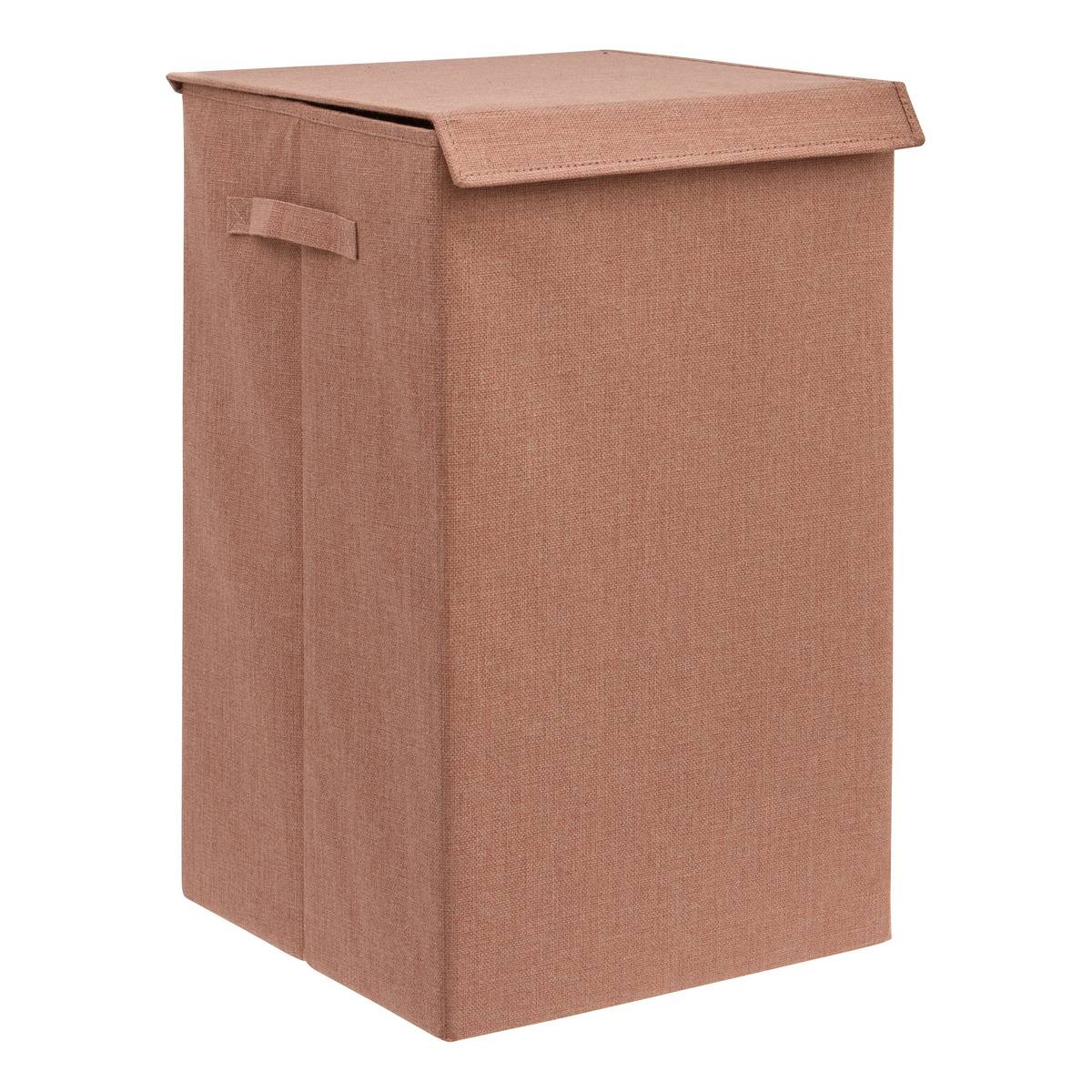Colorama Wäschekorb, Rechteckig, Zusammenklappbar, 74 L, Rosa - 5five