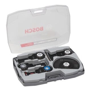 Bosch Professional Multifunktionswerkzeug Zubehör Schneid Set 5-tlg. ( 2608669093 ) Starlock + Koffer
