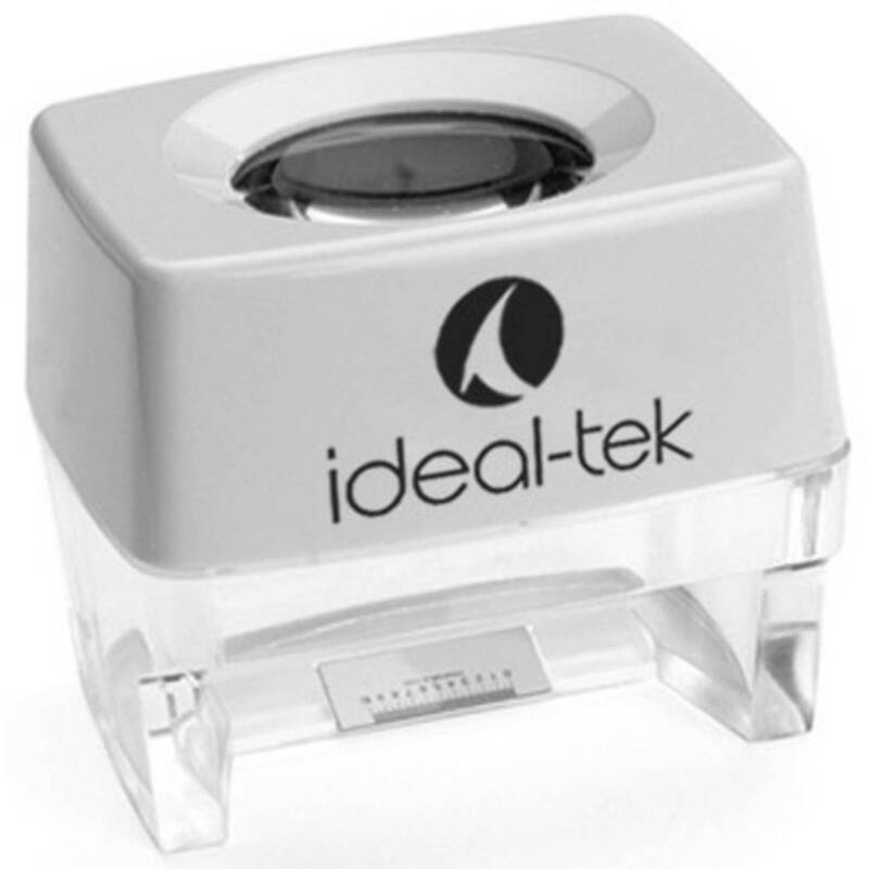 [neuwertig] B-ware Ideal Tek Standlupe Lupe 818 01 Weiß 8x Vergrößerungsfaktor Ø 24 Mm Skala Weiß