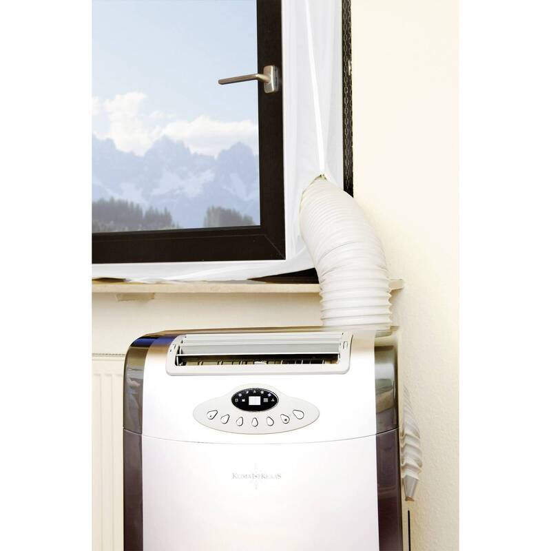 [gebraucht] B-ware Klima1stklaas 5752 Warmluftstopper Monoblock 400 Cm Weiß Reißverschluss