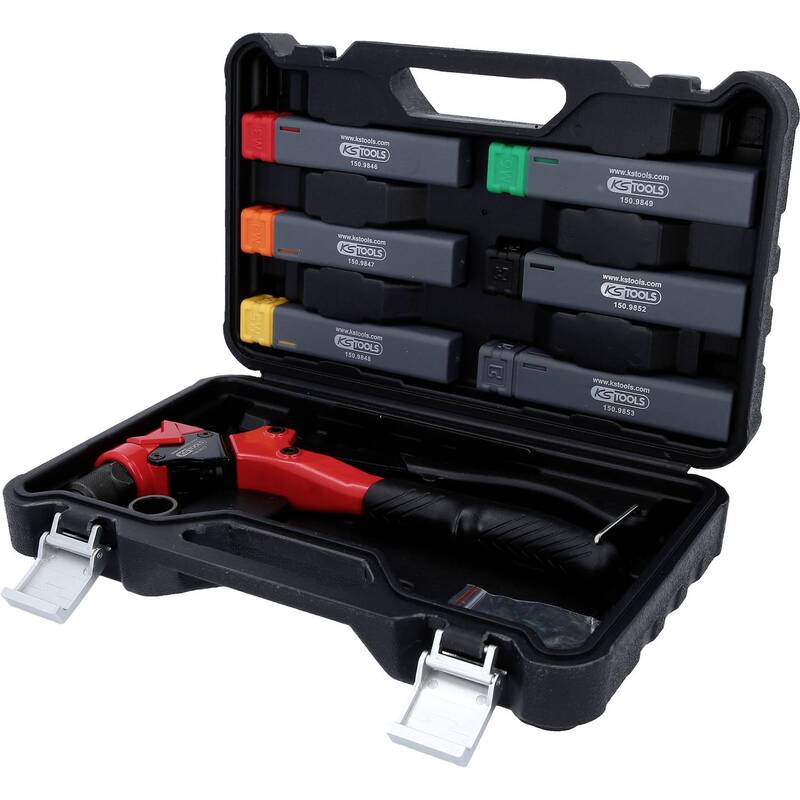 [gebraucht] B-ware 3 In 1 Handnietzangen-satz Drehbar 12-tlg. Max. Nietdurchmesser 6,4 Mm