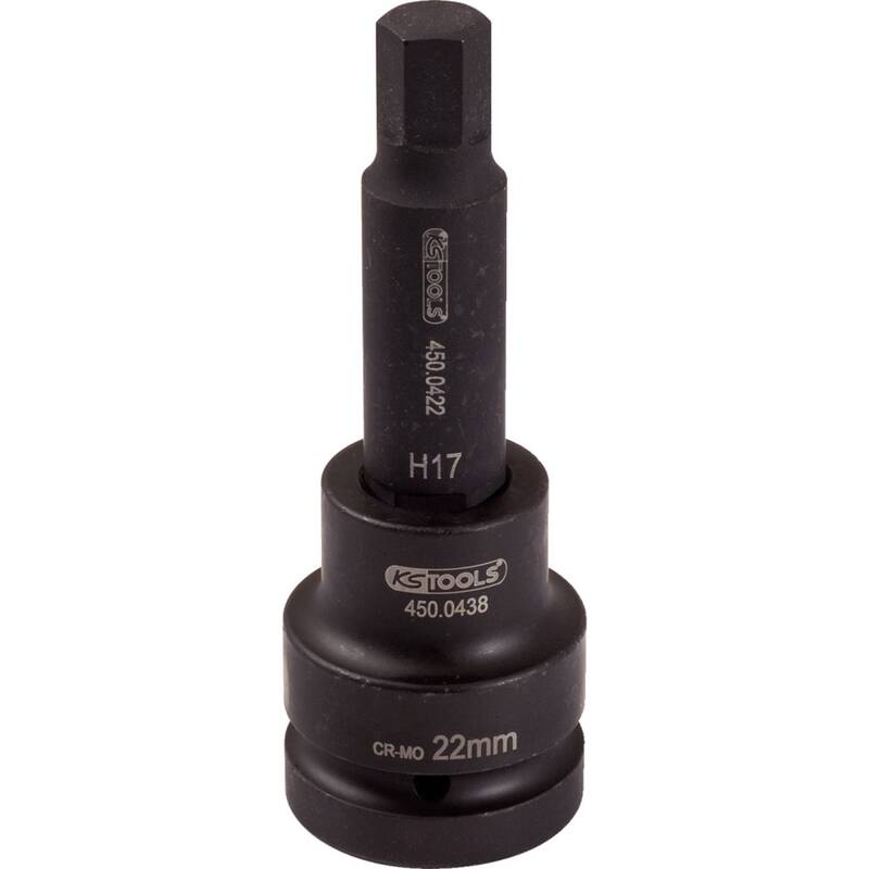 [neuwertig] B-ware Ks Tools Stecknuss 4500461 Chrom-molybdän Stahl 140mm 672g Din Iso 1174 Werkzeug