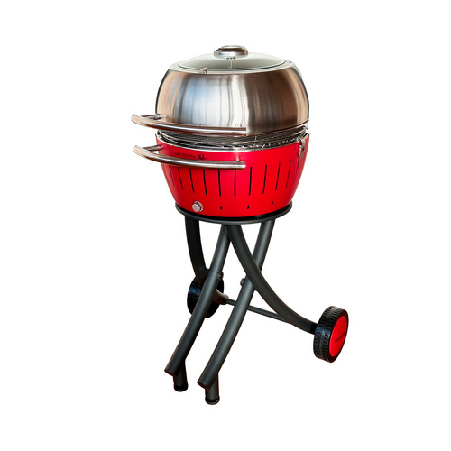 LotusGrill Grill, XL, BxHxT: 580 x 605 x 1015 mm / Feuerrot