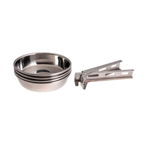 LotusGrill Zubehör, Pfännchen-Set, øxH: 150 x 30 mm - silberfarben Bild 2