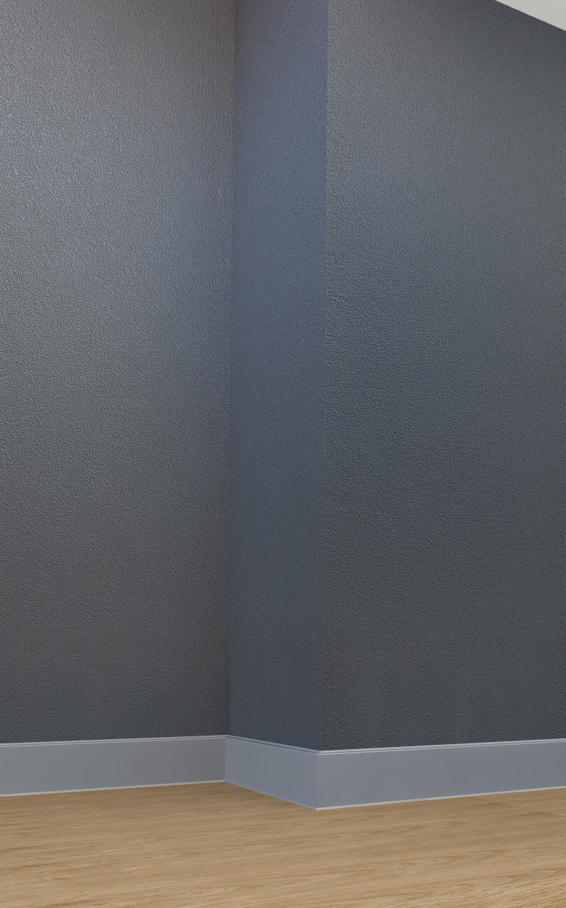 Neuhofer Fußleiste 240 cm x 80 x 13 mm fenstergrau Bild 5