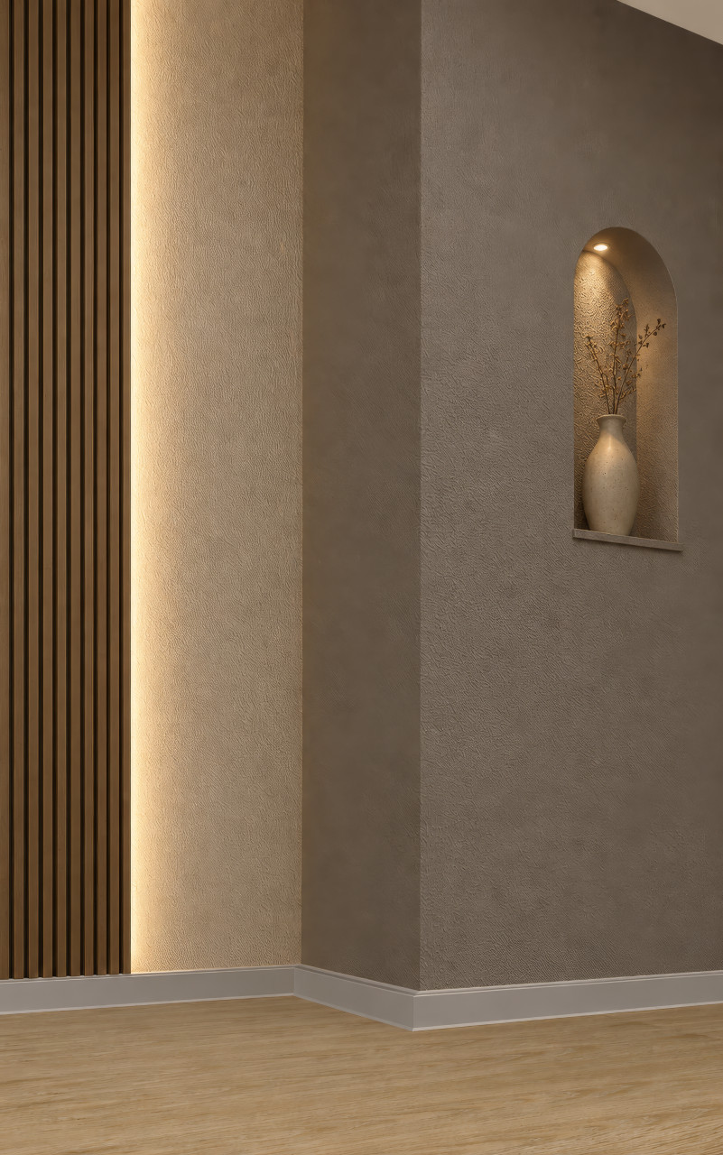 Neuhofer Fußleiste 240 cm x 40 x 13 mm cappuccino Bild 4