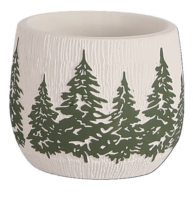TrendLine Pflanztopf Zement Ø 15 x 13 cm grün