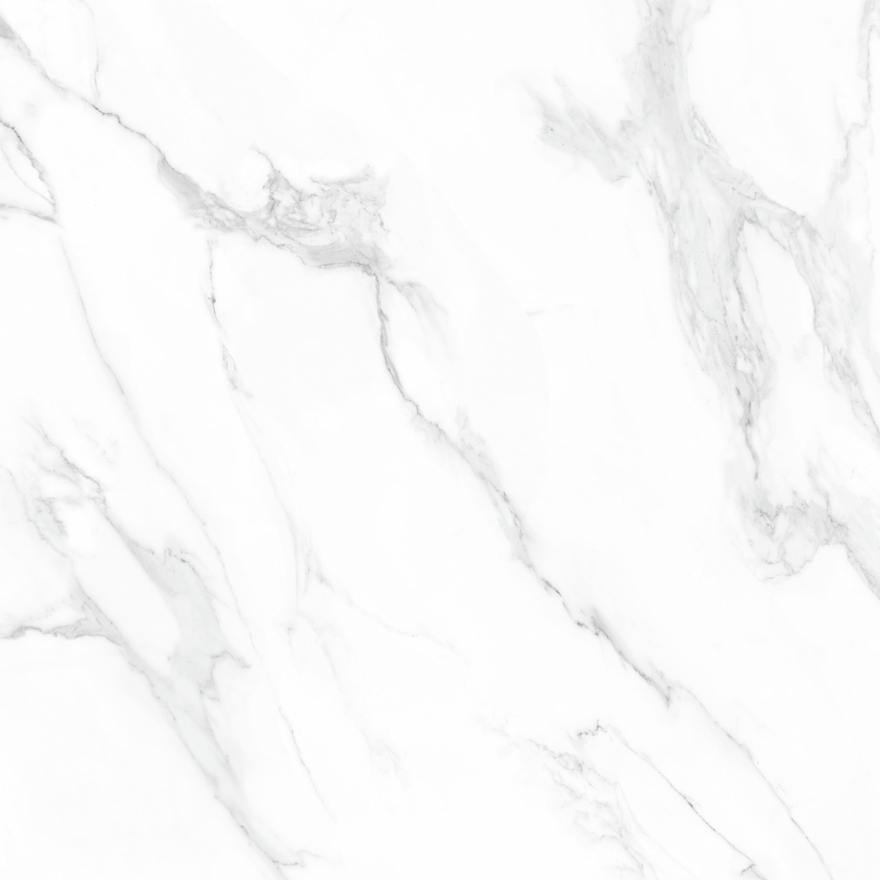 Bodenfliese Feinsteinzeug Lux Statuario Marmorea 120 x 120 cm weiß Bild 2
