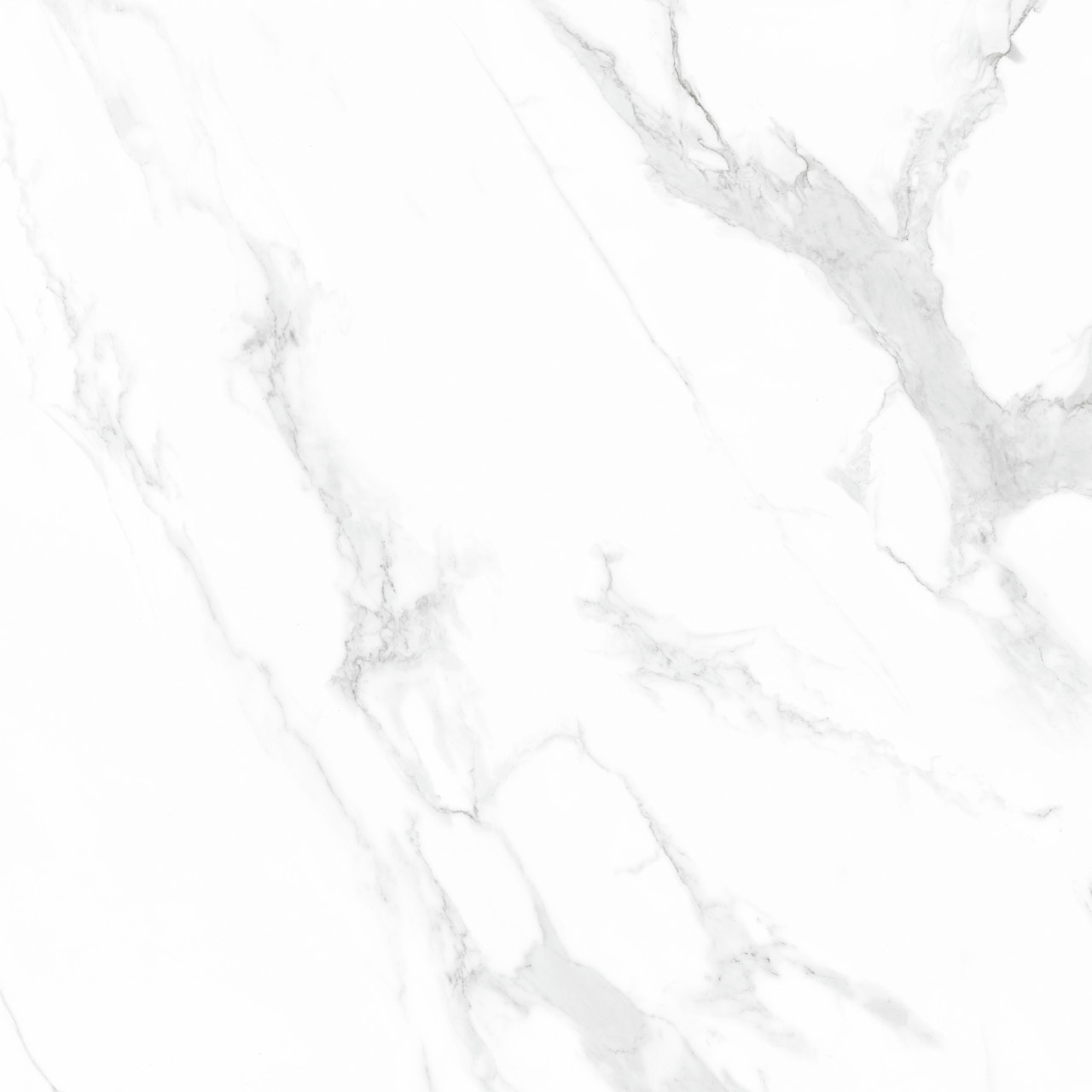 Bodenfliese Feinsteinzeug Lux Statuario Marmorea 120 x 120 cm weiß Bild 3