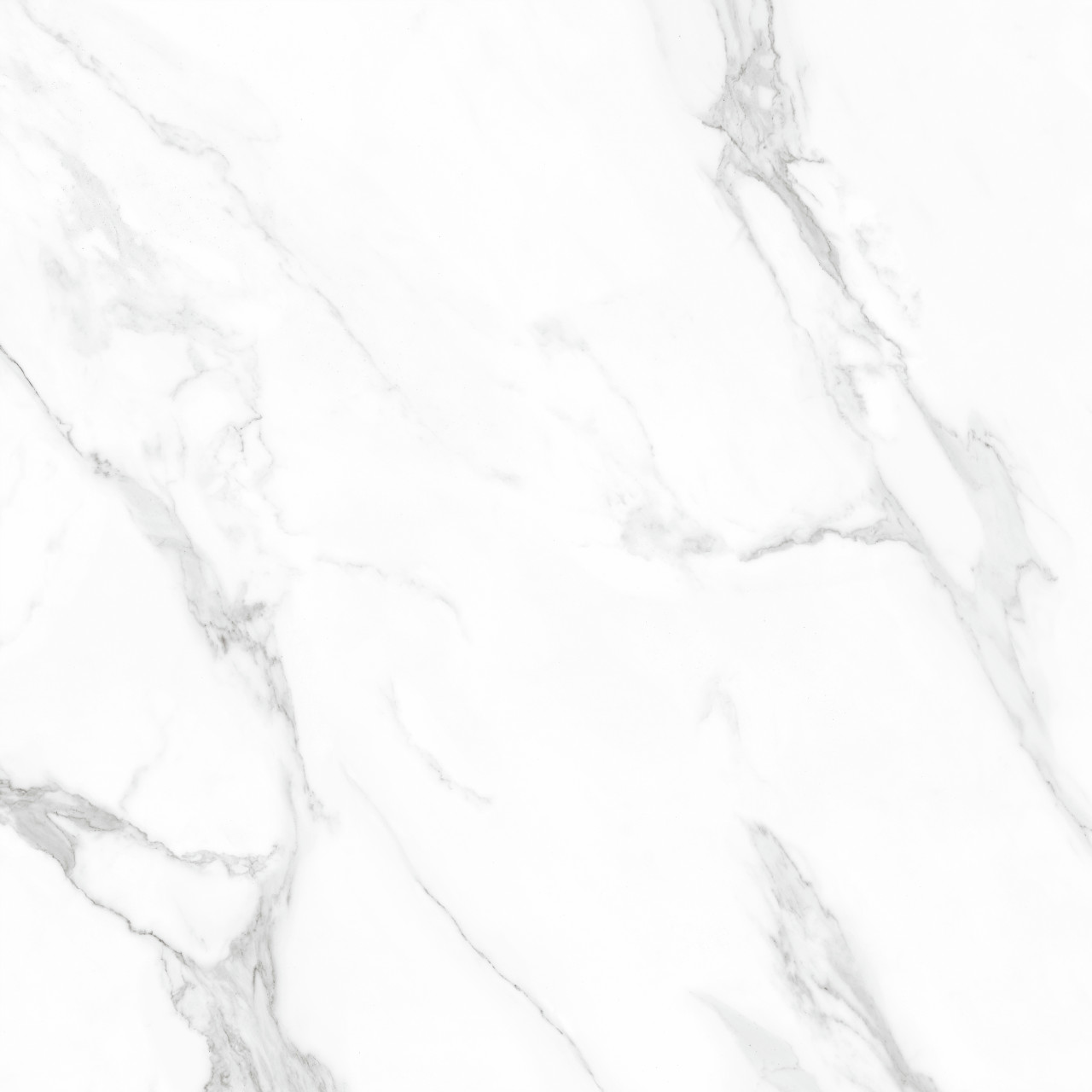 Bodenfliese Feinsteinzeug Lux Statuario Marmorea 120 x 120 cm weiß Bild 4