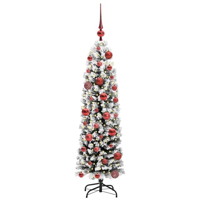 vidaXL Künstlicher Weihnachtsbaum mit 150 LEDs mit Ständer Grün 120 cm 3394996