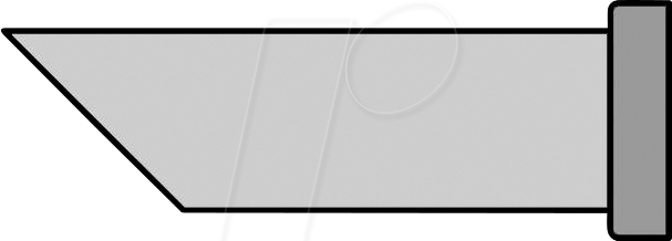 WE T0054447899 - Lötspitze DD 45, 4, mm, rund, abgeschrägt 45°