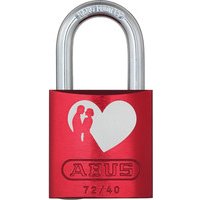 AV-Vorhangschloss, LoveLock 6 72/40, Aluminium rot Bild 2