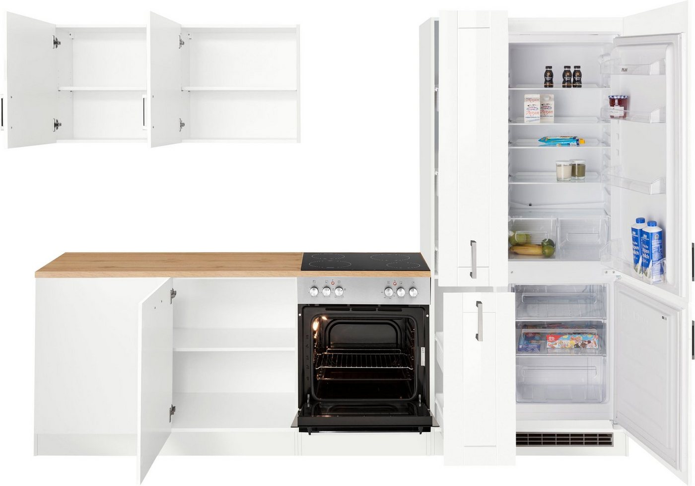 KOCHSTATION Winkelküche KS-Tinnum, ohne E-Geräte, Stellbreite 240/270 cm Bild 4