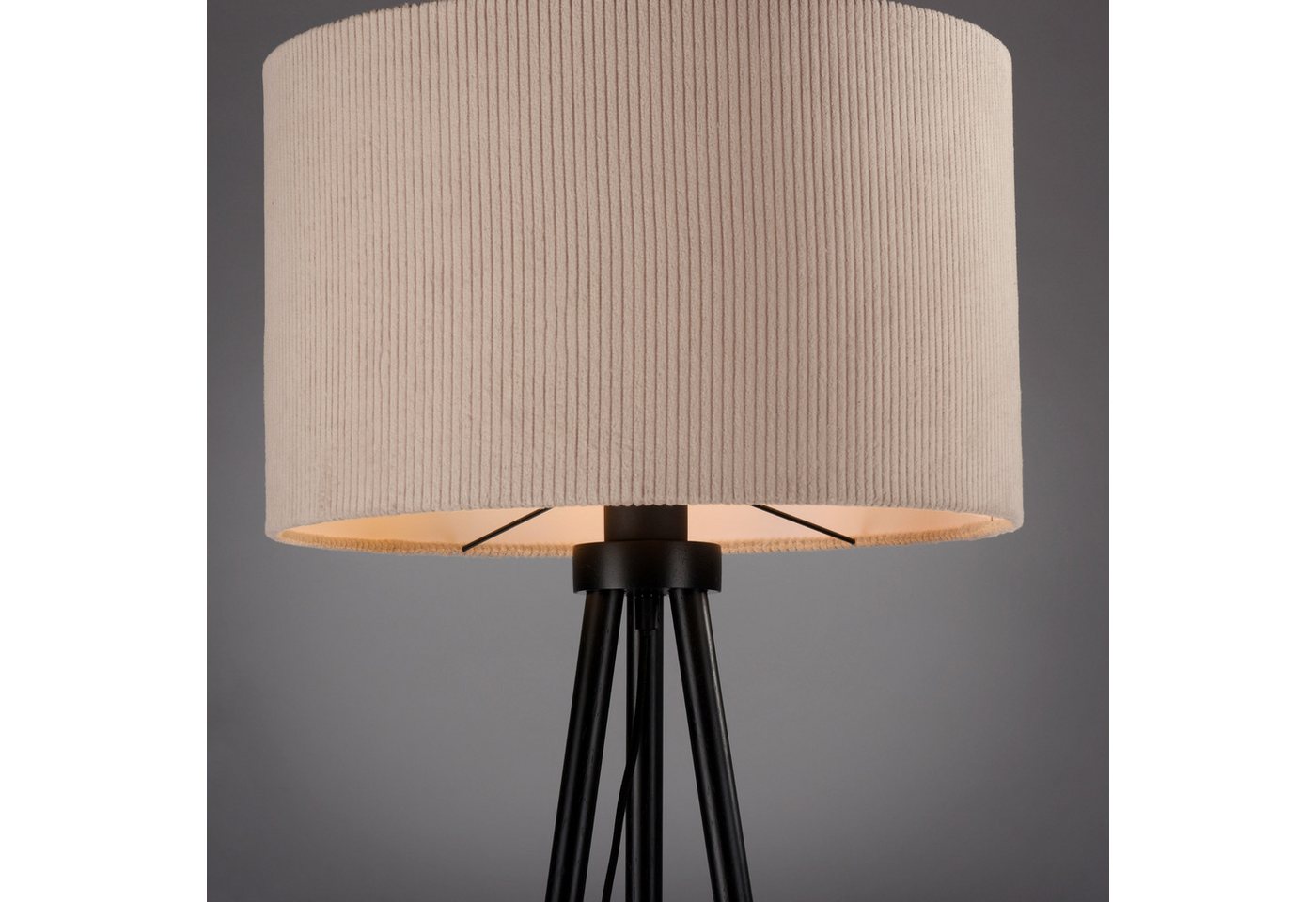 JUST LIGHT Stehlampe GREEN DURO, Ein-/Ausschalter, Leuchtmittel wechselbar, Warmweiß, ExklusiveE27, Schalter, Fußschalter Bild 2