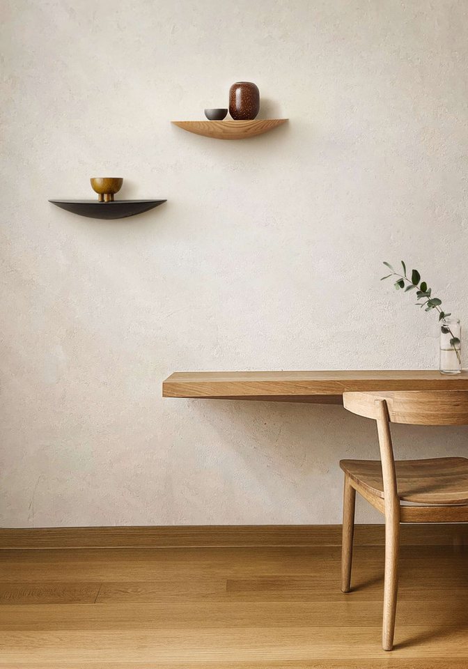 Home affaire Wandregal Drop, Regal, Wandboard, Ablage, 1-tlg., Breite 30 cm, Massivholz, FSC®-zertifiziert